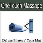 Pilates Mat 3/8 Thick Air Foam Non Slip Yoga Mat by OneTouch Blue 
