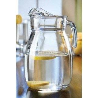   90 Ounce Capacity Clear Glass Pitcher:  Kitchen & Dining