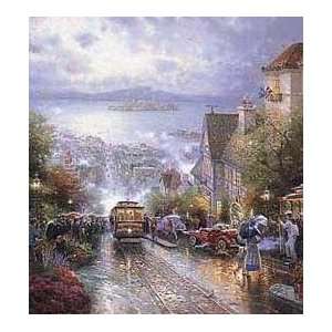     Hyde Street and the Bay, San Francisco SN Canvas: Home & Kitchen