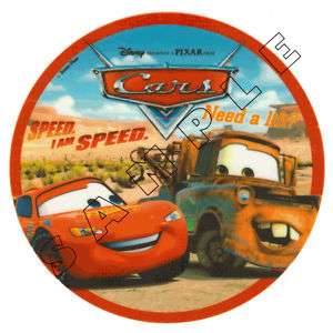 Cars Mater and McQueen Edible Image Cake Decoration  