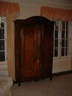 Antique French Country Armoire TV Cabinet  