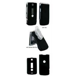   Motorola W385 Solid Black Snap on iTab Protector Case Electronics