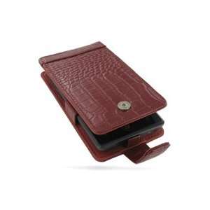   Red Crocodile Leather Case for Samsung OMNIA 7 GT i8700 Electronics