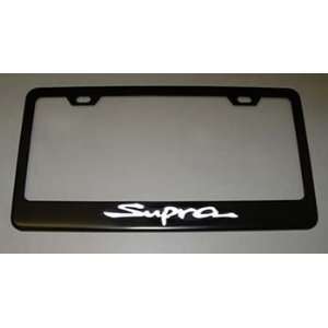  Toyota Supra Black License Plate Frame 