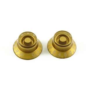 METRIC BELL KNOB GOLD (SET OF 2):  Musical Instruments