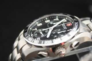 Mens Victorinox Swiss Army Classic Titanium Watch 241171 Chronograph 
