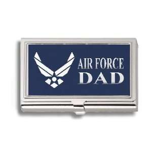 US Air Force Dad Business Card Holder Metal Case Office 