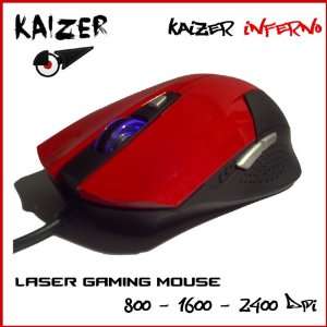    Kaizer Inferno Laser Gaming Mouse USB Port