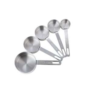  MIU France 5 Piece Measuring Cup Set, Stainless Steel 