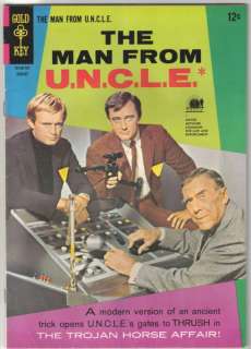 The Man From U.N.C.L.E. Comic #10, Gold Key 1967 VFN   