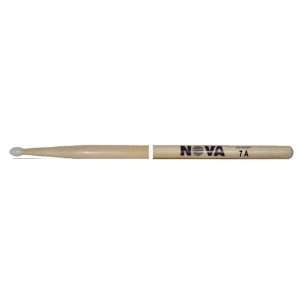  Nova Hickory Drumsticks Nylon 7A Musical Instruments