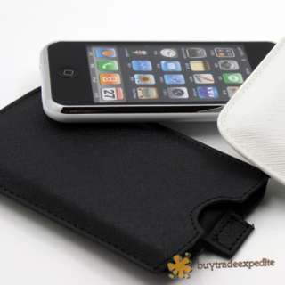 1x LEATHER SLEEVE SKIN CASE COVER APPLE IPHONE 3G 3GS S  