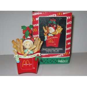  McDonalds Ornament Small Frys First Christmas (1992 