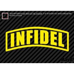  (2x) Infidel   Decal   Die Cut   Vinyl 