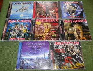Iron Maiden 8 CD Lot Excellent  
