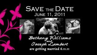 50 CUSTOM COLOR Save The Date Magnets Wedding Favors  