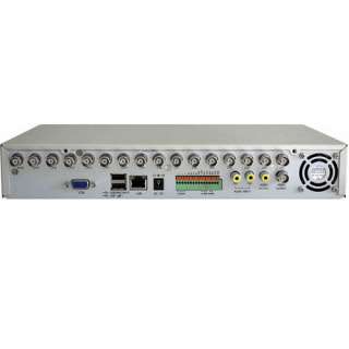 264 Security Surveillance Net Standalone 16CH DVR With 1TB HDD 