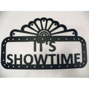  Home Theater Marquee Its Showtime Metal Wall Art Decor 
