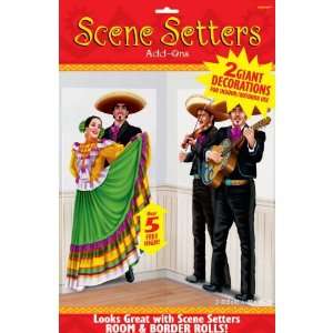  Dancers and Mariachis 65in Scene Setter Add Ons 2ct Toys 
