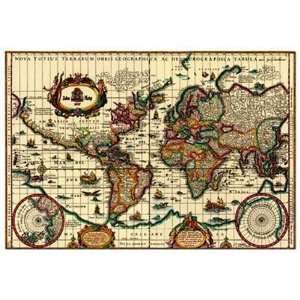  Ancient Map of the World (6000 pc puzzle) Toys & Games