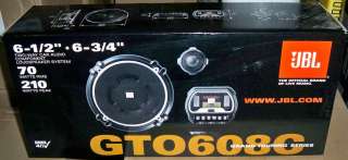 JBL GTO608C 6 1/2 210W 2 Way GTO Series Speaker System 715442470297 