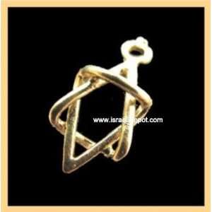  Gold Filled Magen David Star Amulet Jewish Israel Small 