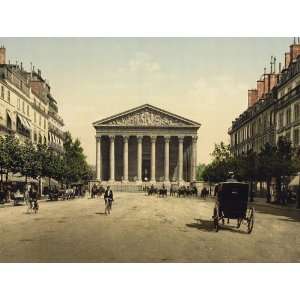   The Madeleine and rue Royale Paris France 24 X 18.5 