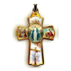   Key Chain   Our Lady of Grace, 2 x 1.5   MADE IN ITALY Jewelry