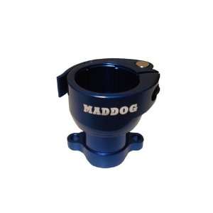 Maddog Designz   Spyder Clamping Feedneck   Holes   Blue