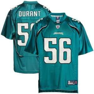 Reebok NFL Equipment Jacksonville Jaguars #56 Justin Durant Teal 