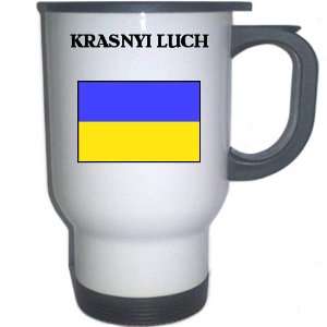  Ukraine   KRASNYI LUCH White Stainless Steel Mug 