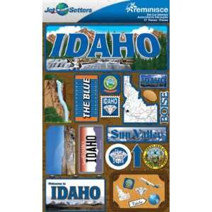  Jetsetters Idaho Die Cut Stickers Toys & Games