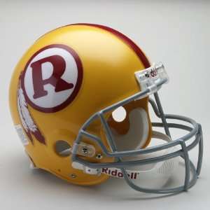 1970 71 Washington Redskins Yellow W/ Red R Throwback Full Size 