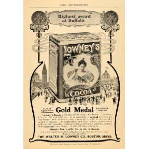  1904 Ad Walter M Lowney Co Breakfast Cocoa Beverage 
