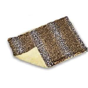   NEW Leopard Print Dog Cat Pet Bed Pillow Mat Rug Lounger: Pet Supplies