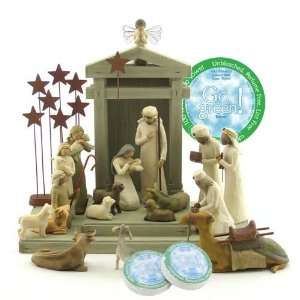  Willow Tree 19 Piece Nativity Set By Susan Lordi (Includes Ox 
