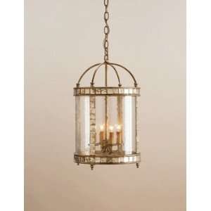 Currey and Company 9239 4 Light Corsica Lantern   Large, Harlow Silver 
