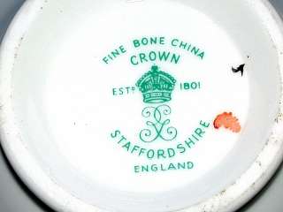   Beautiful Antique Crown Staffordshire England Bone China Leaf Cup