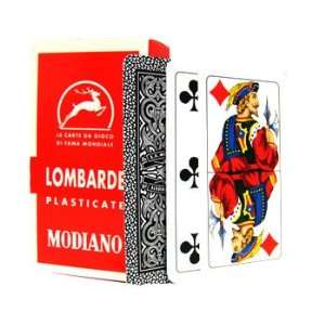  Modiano Lombarde Italian Regional Playing Cards   1 Deck 