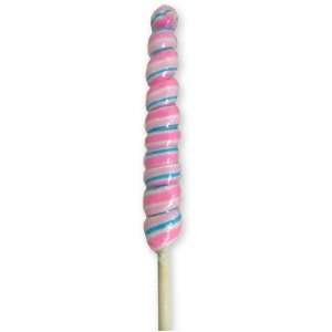 Pink & White Round Up Lollipop   2 oz 12 Lollipops  