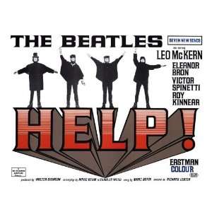 Help Poster Movie 30x40 Beatles John Lennon Paul McCartney  