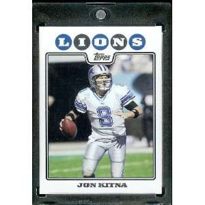  2008 Topps # 2 Jon Kitna   Detroit Lions   NFL Trading 