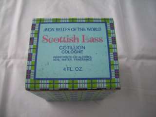 Up for sale is one Avon Belles of the World Scottish Lass Decanter 