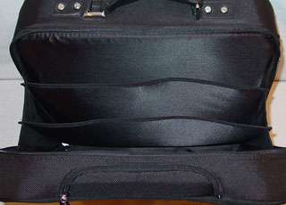 KENNETH COLE BLACK 14 ROLLING COMPUTER LAPTOP CARRY ON BAG NEW  