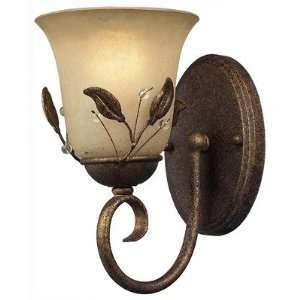  Z Lite 403 1S 1 Light Wall Sconce in Antique Gold: Home 