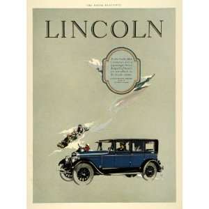  1926 Ad Antique Lincoln Limousine Sedan Sled Fred Cole 