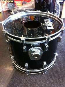   Quadura Black Drum Set 10 12 14 15 16 & 22 kick drum Acousticon