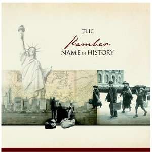  The Kamber Name in History: Ancestry Books