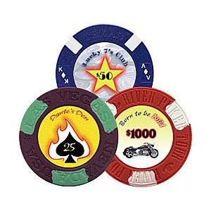  Customized Poker Chip Labels..: Sports & Outdoors