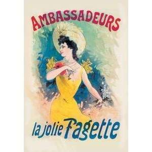   Vintage Art Ambassadeurs La Jolie Fagette   00085 6